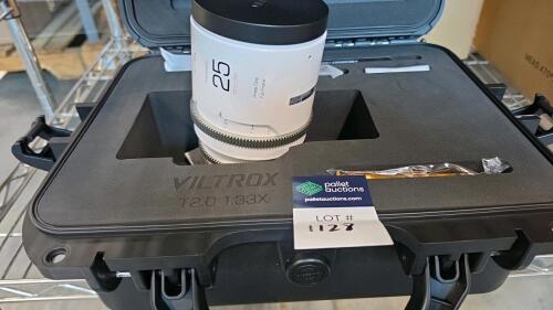 Viltrox anamorphic T2.0 1.33x camera lens with case