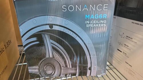 Sonance mag6r ceiling speakers and phenyx Pro microphone system