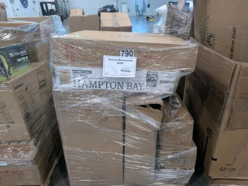 Hampton Bay cabinet, chair, paper roll, & More