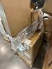 Box of portable fans, furniture pieces, rollerskates, heated armchair, kids bicycle, Toyota Camry rim, & More - 7