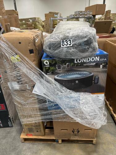 London spa, SENTRYSAFESFW123CS, sofa piece, rug pad, portable air conditioner, Keystone, speaker box, & More
