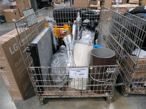 Miscellaneous industrial/automotive, gear wrench, hydraulic table, wire, pump part, hitch attachments, & More