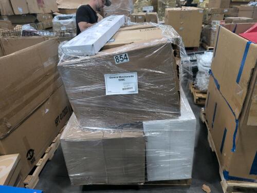 Furniture, console, blinds, sectional sofa piece, & More