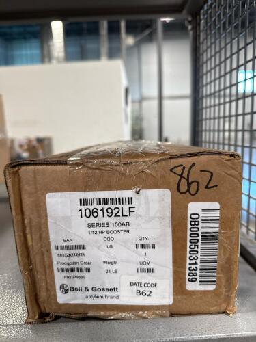 Bell & GOSSETT series 100 AV 1/12 HP boo