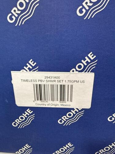 GROHE timeless PBV shower set 29431A00, Kohler shower faucet, Kohler TAUT faucet, & More