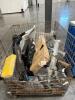 Miscellaneous automotive parts, use scooter not complete, tire, step ladders, wire, & More