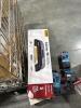 Electronics: CALLISTO laminator, globe video doorbell kit , ChargePoint, Alpha flight controls LITE, ViewSonic monitor, Dell, STX pro audio speakers, amplifier, Y409248APC backup, power station, EDIFIERMR4 , subwoofer, ninja mega kitchen system, VEVOR pro - 18