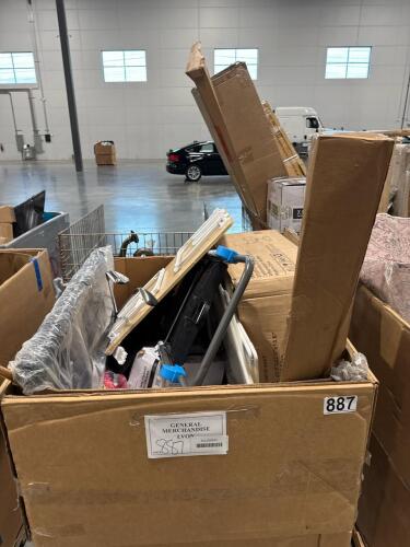 Step ladder, telescoping ladder, gloves, magazine, golf clubs, cutting board, chair & More