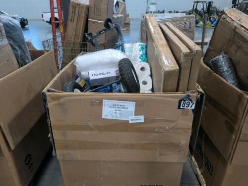 Dolly, undergarments, towels, wipes, stool, books, stethoscope, sheets, and more