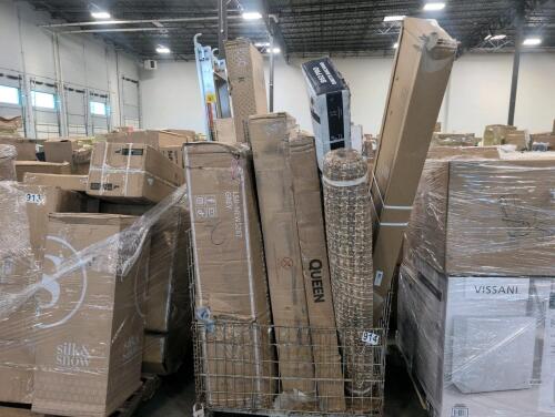 ZINUS platform bed base, scaffolding piece, furniture, queen bed base, rug, Smith machine piece, & More
