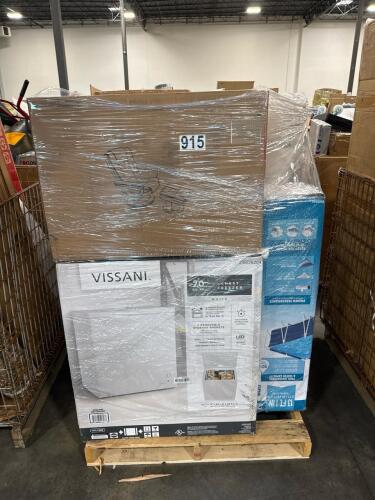 Chair, VISSANI chest freezer, swimming pool, mattress, windmill AC unit, & More