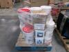 Pallet of chlorine tablets, pool power powder pro, UV guard stabilizer conditioner, & More