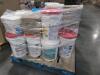 Pallet of chlorine tablets, pool power powder pro, UV guard stabilizer conditioner, & More - 2