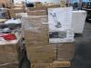 Box of NUVBAR resistant bands, Taylor/cultivator, refrigerator, Ashley design chair, storage cart, mattress, & More