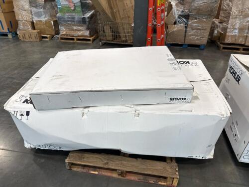 Kohler RELY drain shower floor, and AVEC 72 x 36 bath bathtub 25834