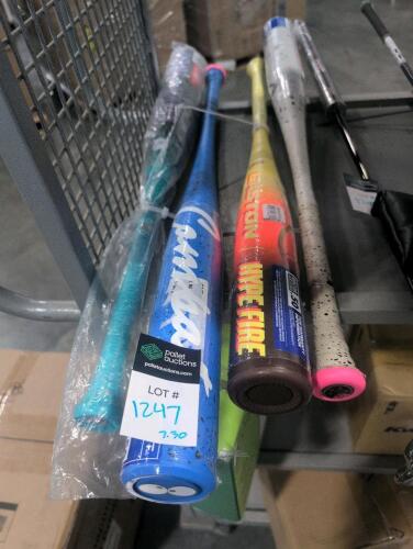 baseball bats: Marucci, (2) combat, Easton hyper fire,