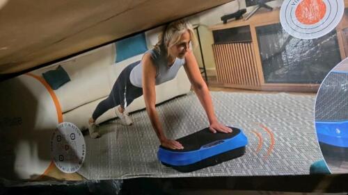 Life pro by vibration plate, multiple dollies, tarp, furniture more