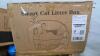 Smart cat litter box, garbage can, seat covers, depends, books, Xbox game, seat covers, & More