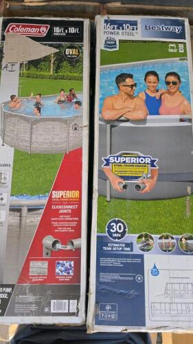 Tarp, Multiple swimming pools, large planter, XGM automotive parts, furniture & More