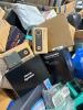 Electronics: headphones, beats, keyboards, small RIG, 3-D printing filament, Vivint doorbell cameras, Nintendo switch games, home speakers, Wi-Fi extender, clock, Rio link, phone charger cables, PS4 games, PS5 game, phone case, GPS trackers, TONIES, camer - 3