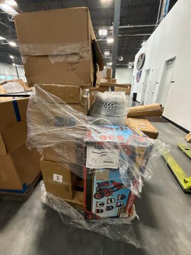 Scooter, mattress topper, Spider-Man motorcycle ride on, mattress, large fan, Gator case, & More