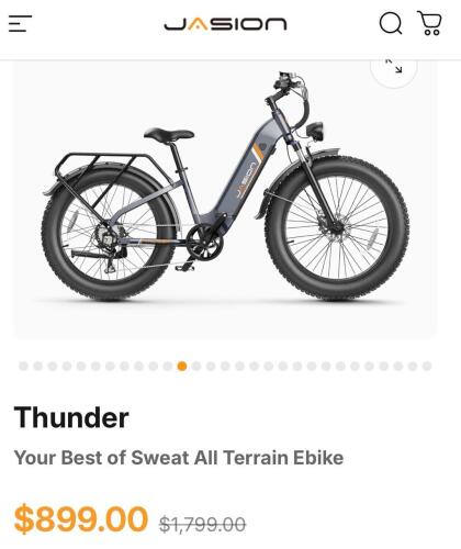 Jasion Thunder Dark Gray ebike