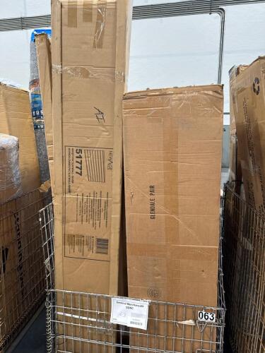 New age slat wall, VIVERE lounger chairs, threshold, speed bump, mattress, and more