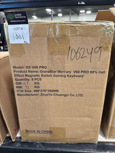 8- GRAVA star Mercury V 60 Pro gaming keyboards