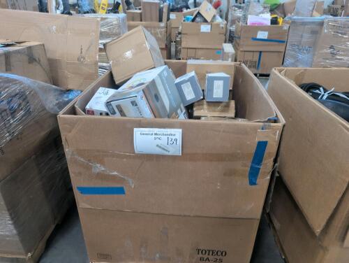 Lighting, toilet paper, Intex inflatable air bed, bubble machine, book bins, lighting, & More