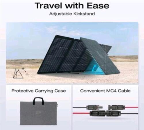 ecoflow bifacial solar battery pack and home energy monitor