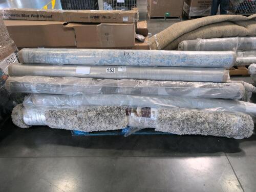 Pallet of rugs