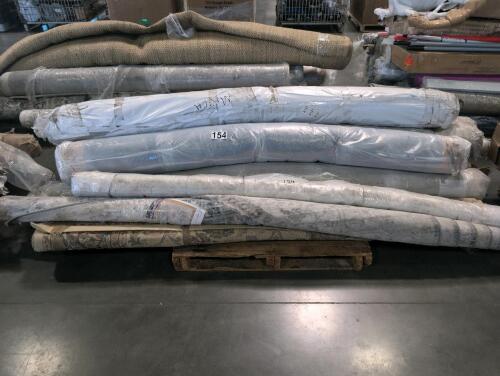 Pallet of rugs