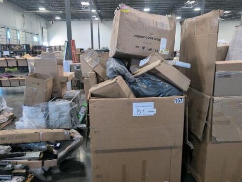 Chair, scrubbing pads, canopy, CUISINART, shovels, & More