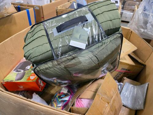 Bedding, squishy, ceiling machine, miscellaneous pallet