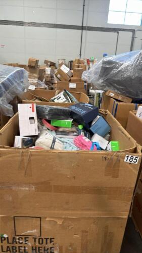 Miscellaneous pallet, tent, pillow, sound bar, filters, headphones, rug, & More