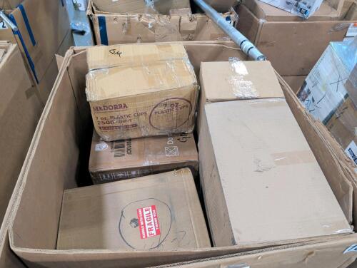Gloves, cups, plastic cups, furniture and more