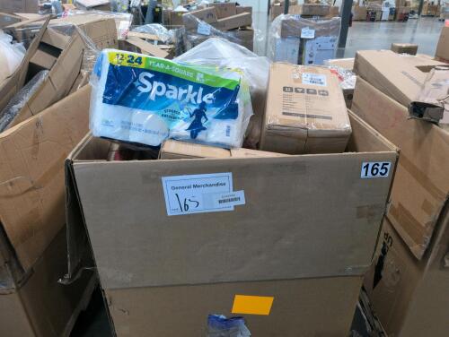 Kleenex, clamshell food containers, 32 inch Samsung TV, sparkle towels, volleyball, pillow, and more