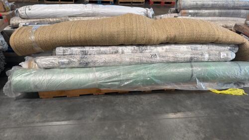Multiple rugs