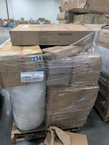 rolled mattresses (3), wicker patio furniture, accent chair and more
