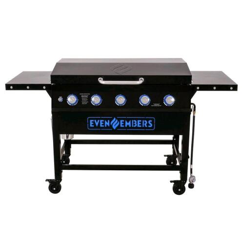 Even embers five burner gas griddle