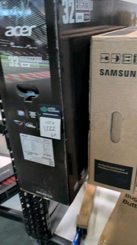 ACER curved gaming series 32 inch monitor, Samsung professional monitor