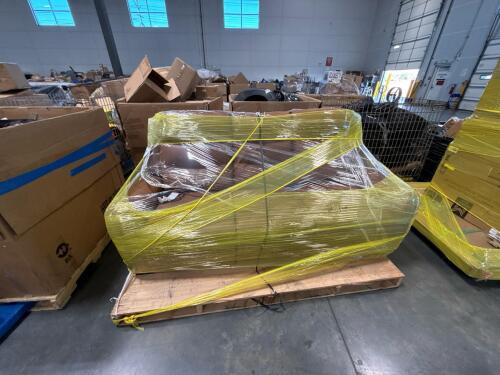 Cooper power reclining sofa and rolled area rug