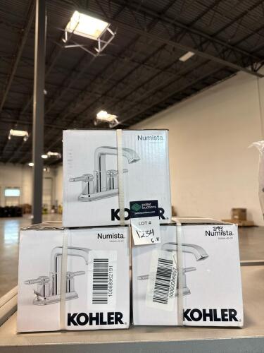 Three &ndash; Kohler NUMISTA faucets