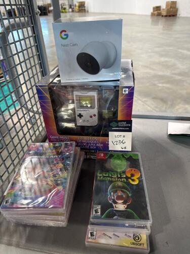 Nest cam, Pok&eacute;mon game boy, Nintendo switch games