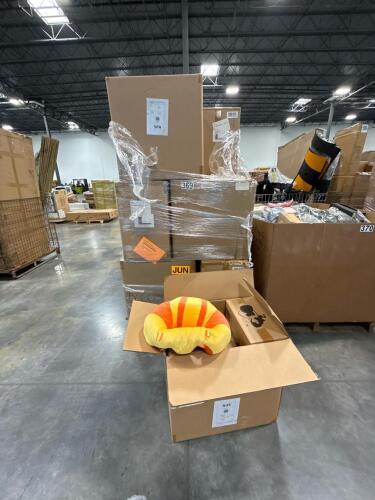 Pallet of baby pillows