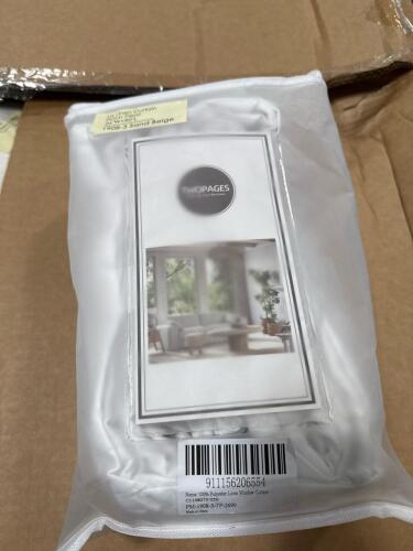 Pallet of polyester linen window curtains