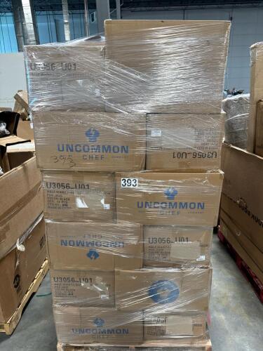 Pallet of uncommon chef half waist pocket aprons