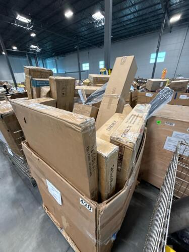 Automotive parts, shovels, storage rack, resident platform bed piece, & More