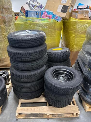 13 tires with rims