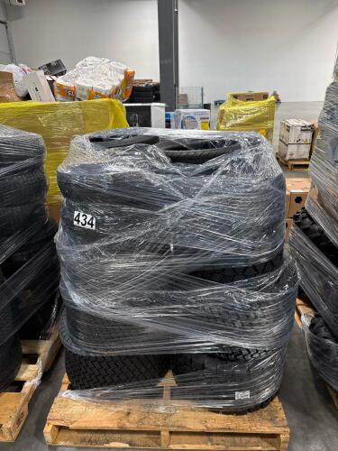 Pallet of small tires
